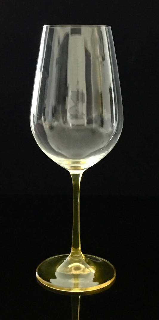 Bohemia Crystal stemware wine glass  400ml 2 pc set