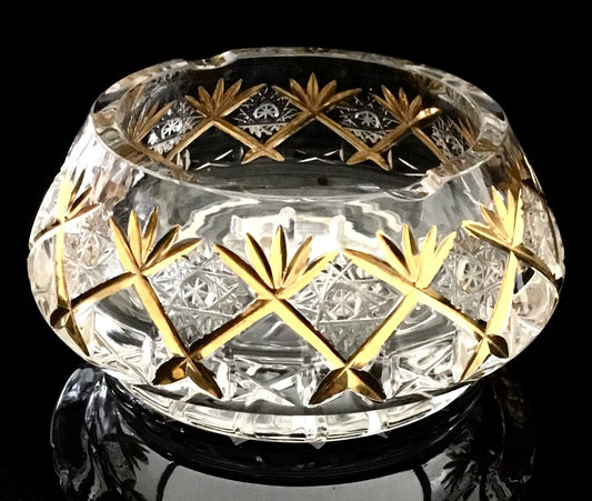 Bohemia Lead crystal ashtray