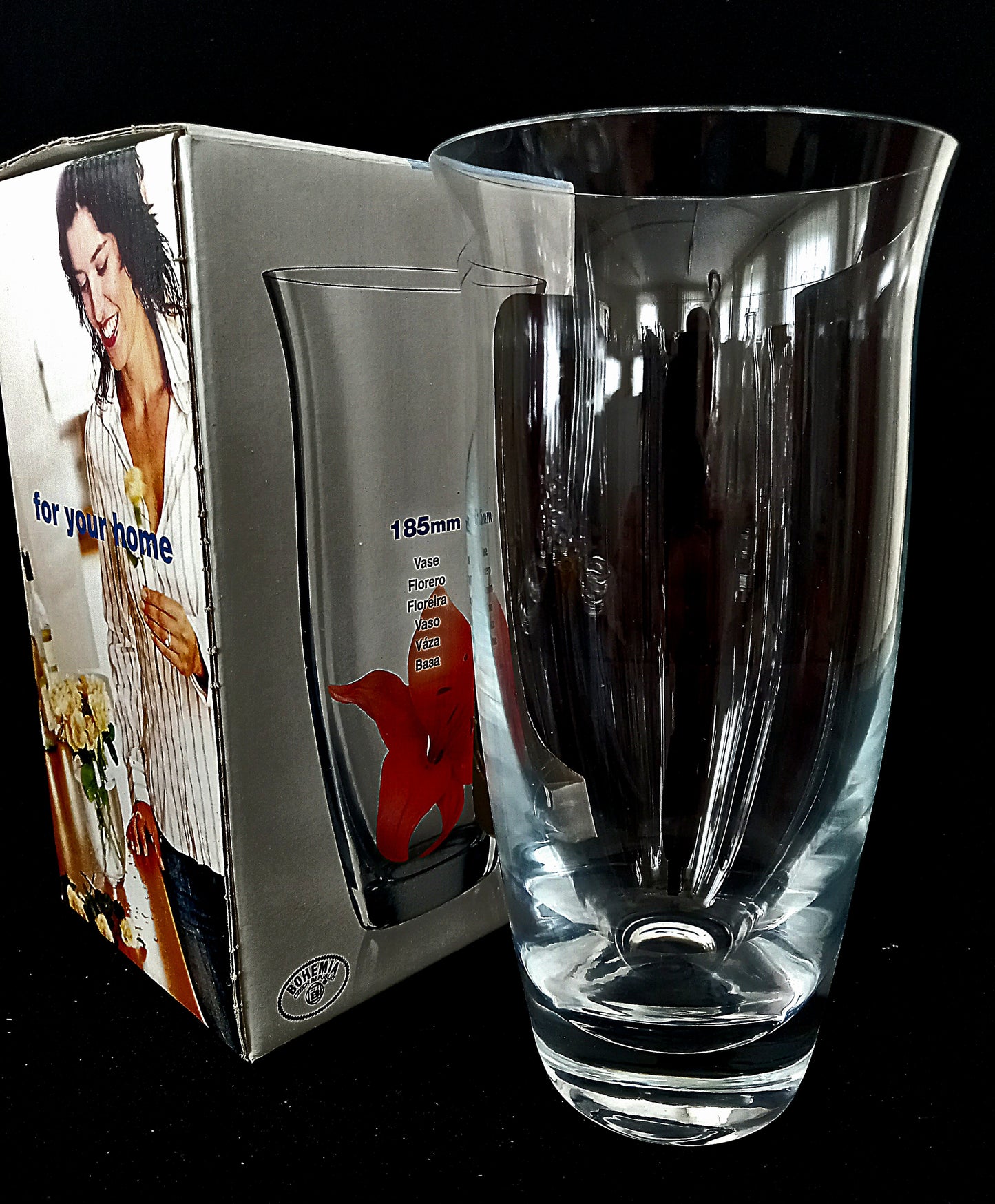 Vase Böhmen Kristall