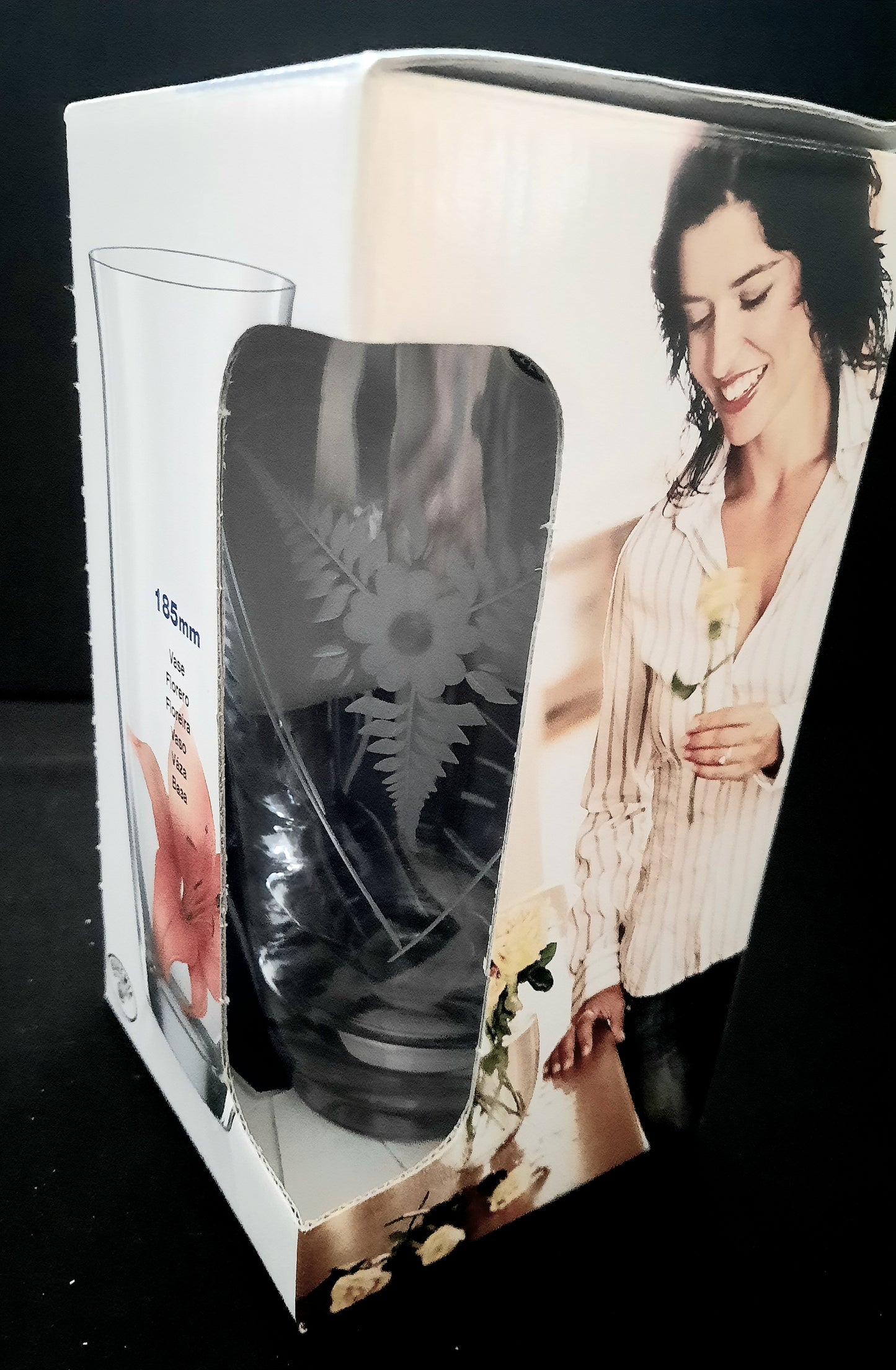 Vase Bohemia Crystal Engraved