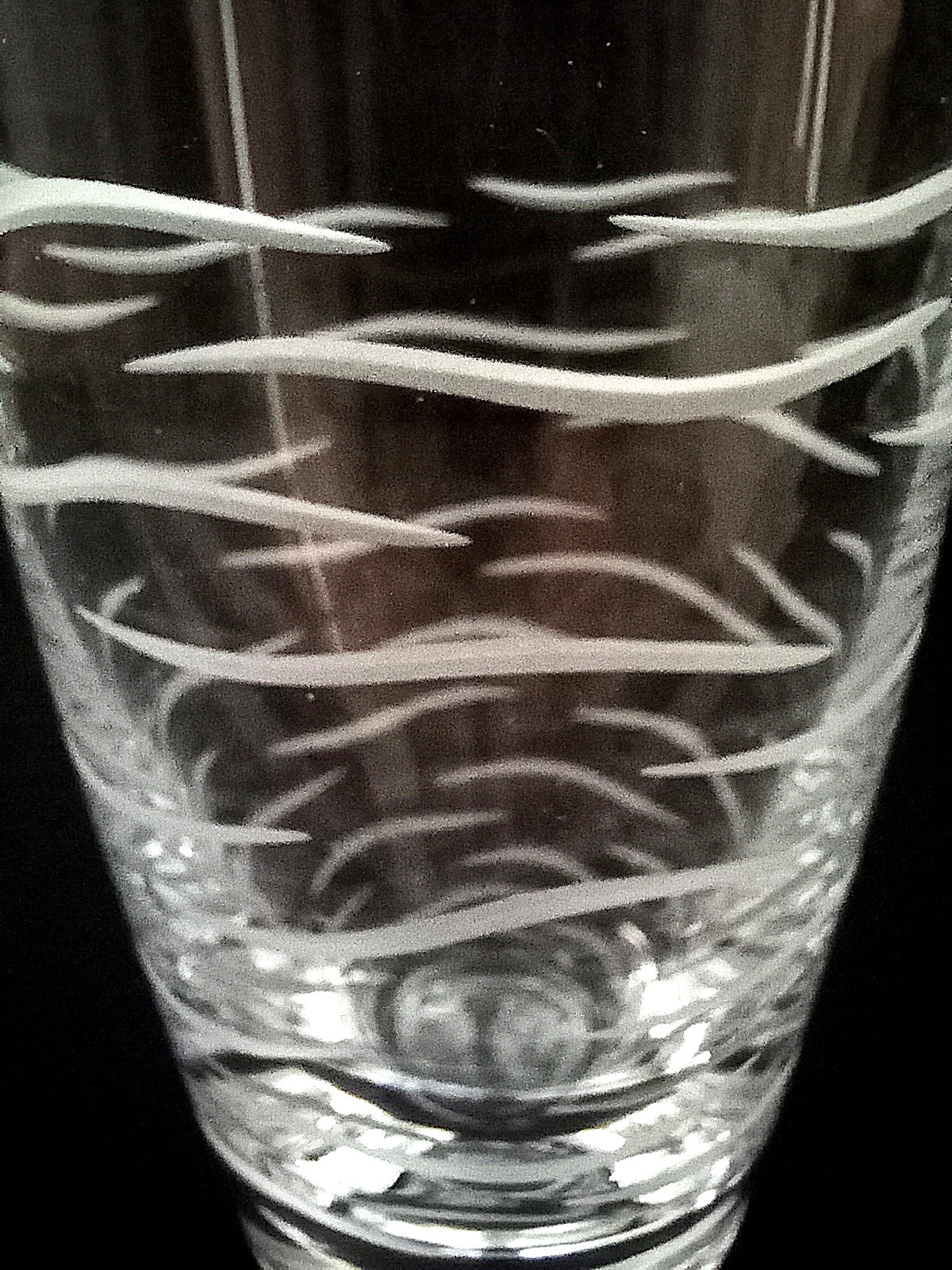 Vase Bohemia Crystal Engraved