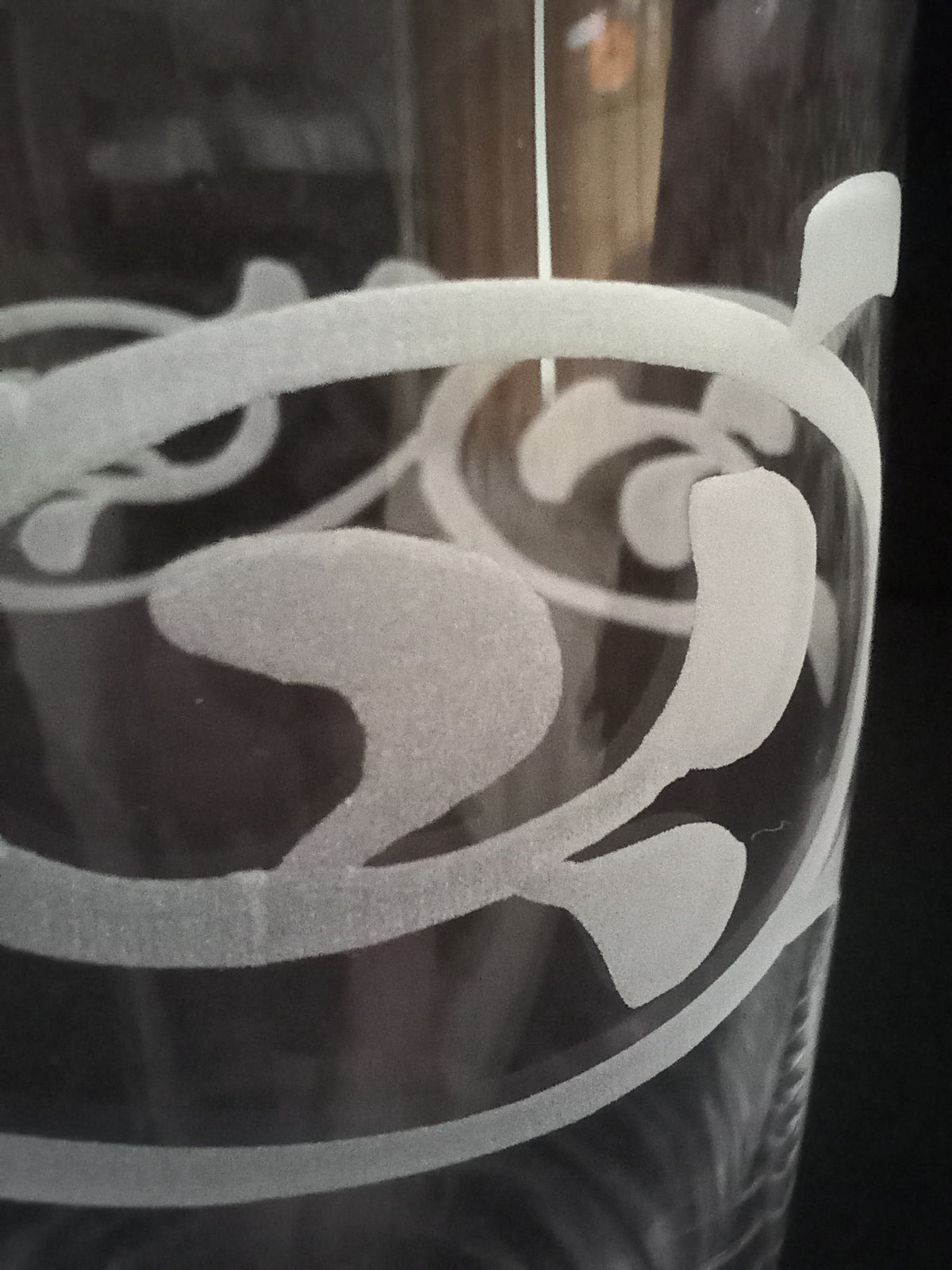 Vase Bohemia Crystal Engraved