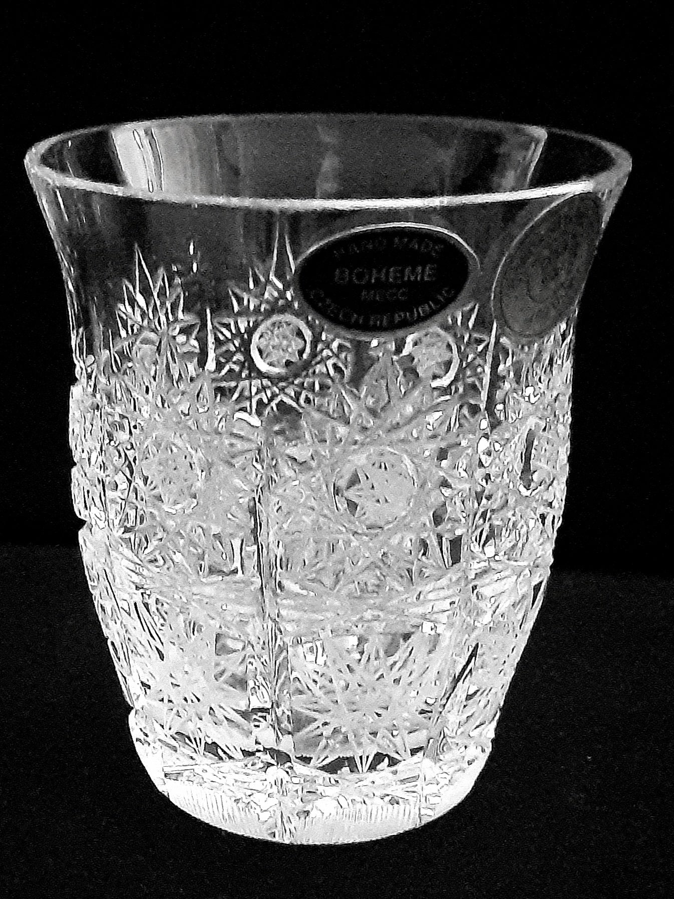 Bohemian Crystal tumbler PK500 2 pc A