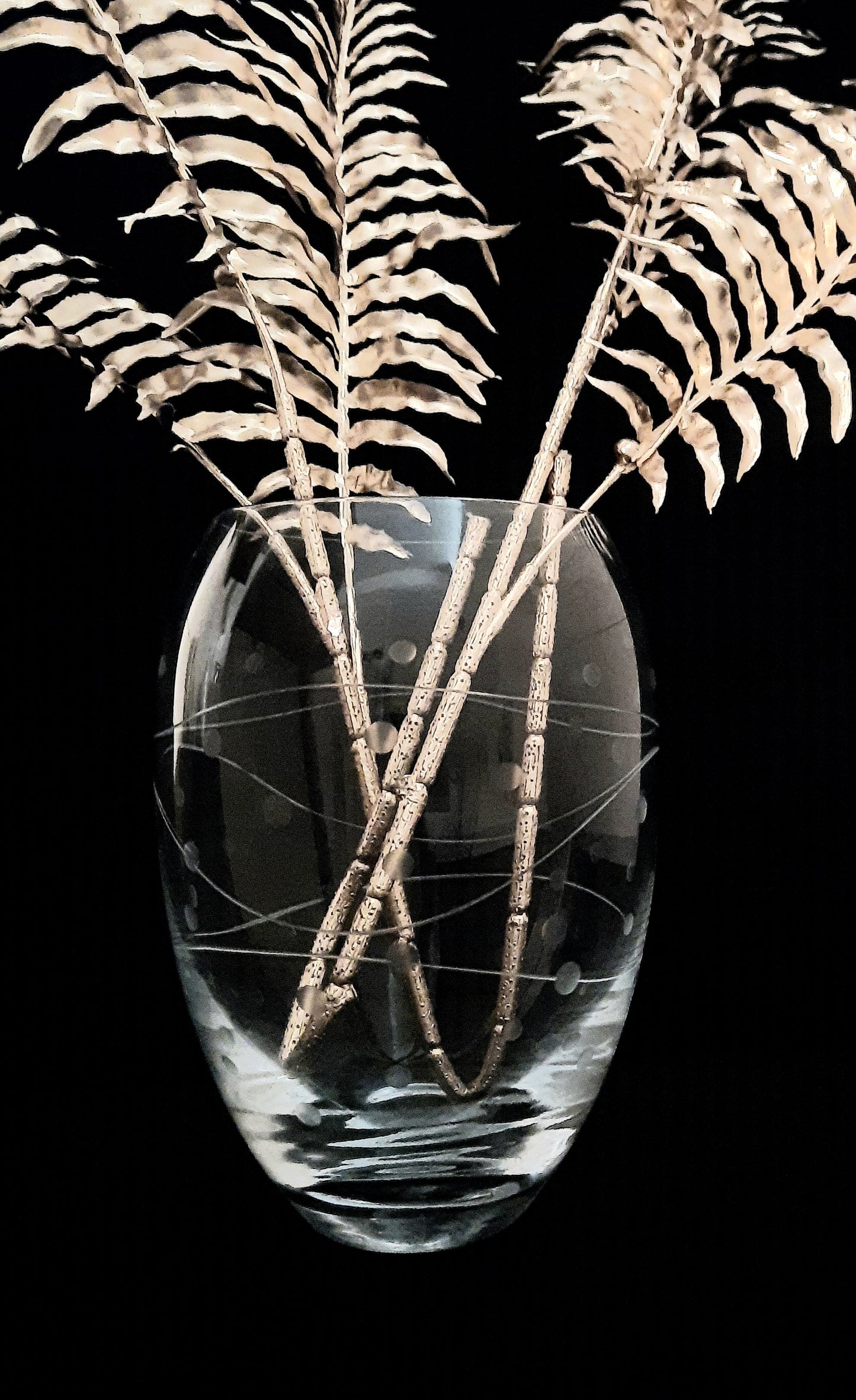 Vase Bohemia Crystal Glass Fiesta decor