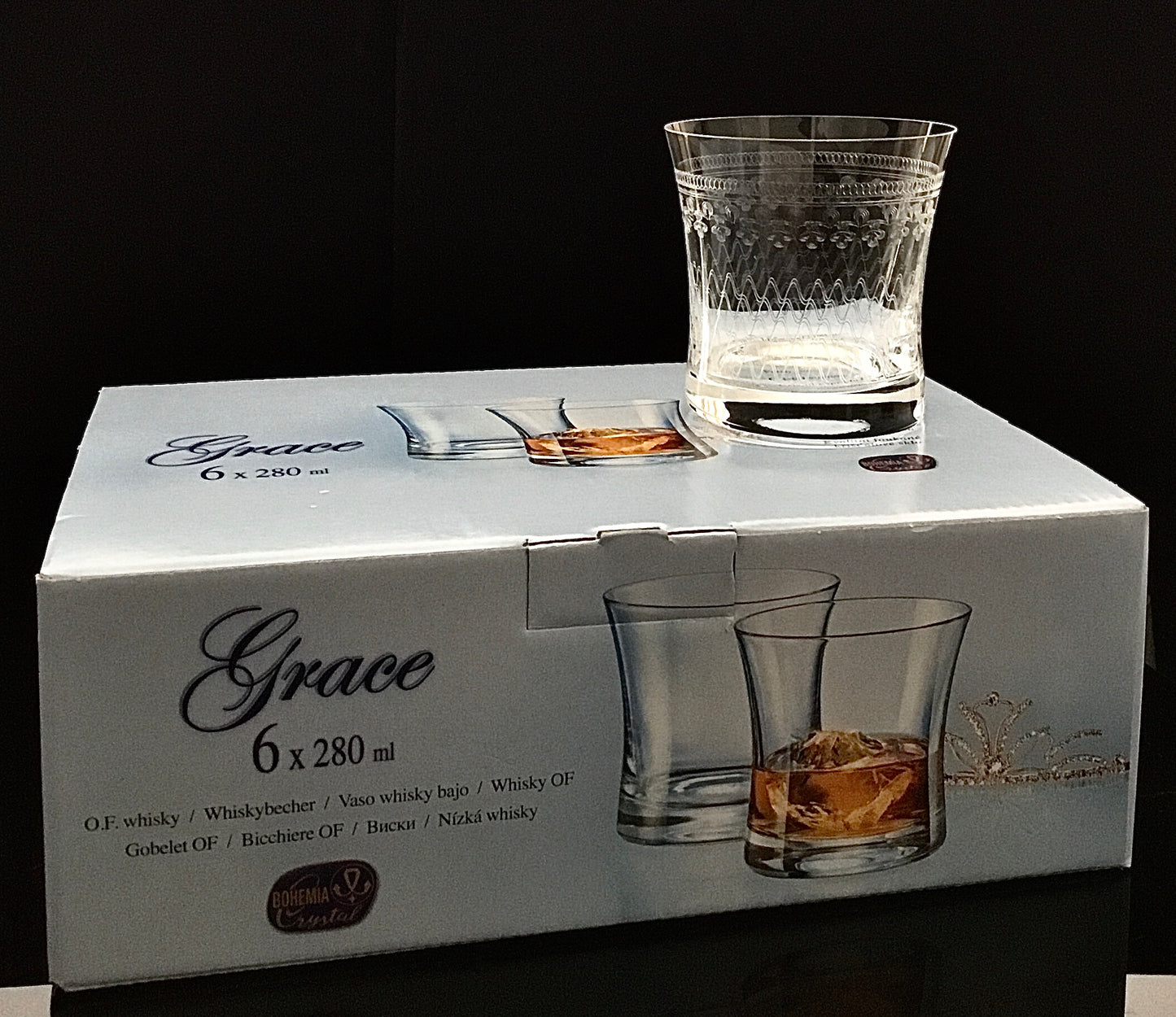 Tumbler Bohemia Crystal 6pc set