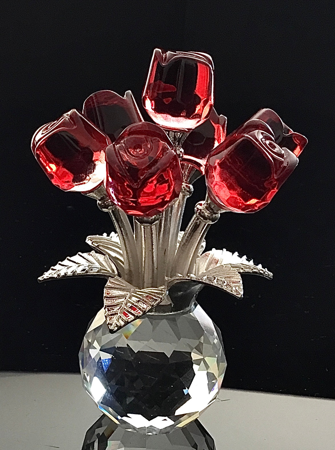 Blumenkorb rot