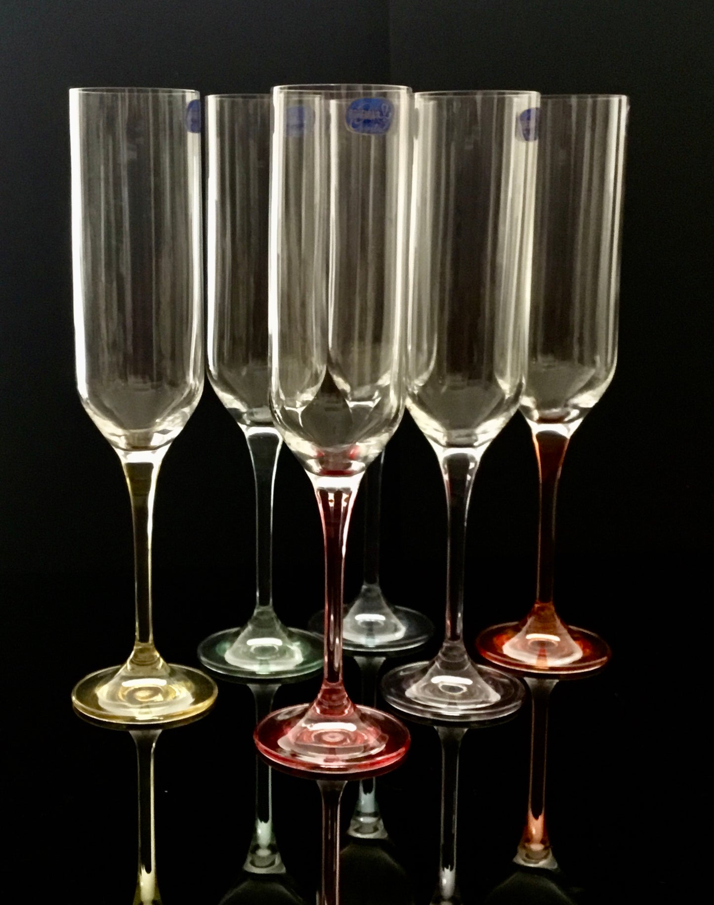 Flute Bohemia Stemware 6 colours