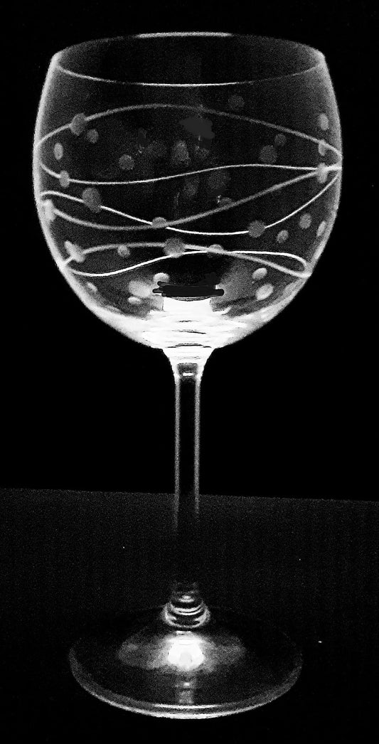 Wine glass Bohemia Fiesta stemware set of 6 pc