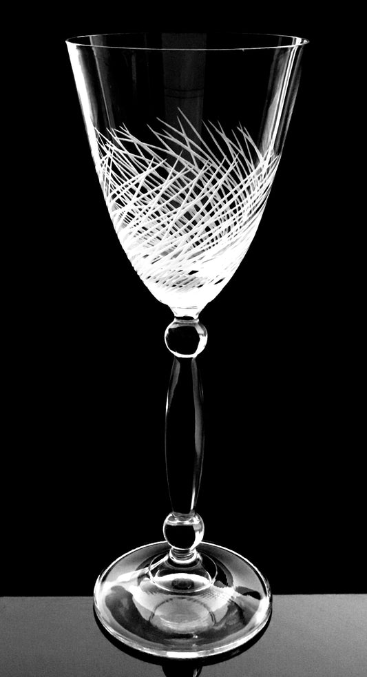 Wine glass Grass stemware 6pc A