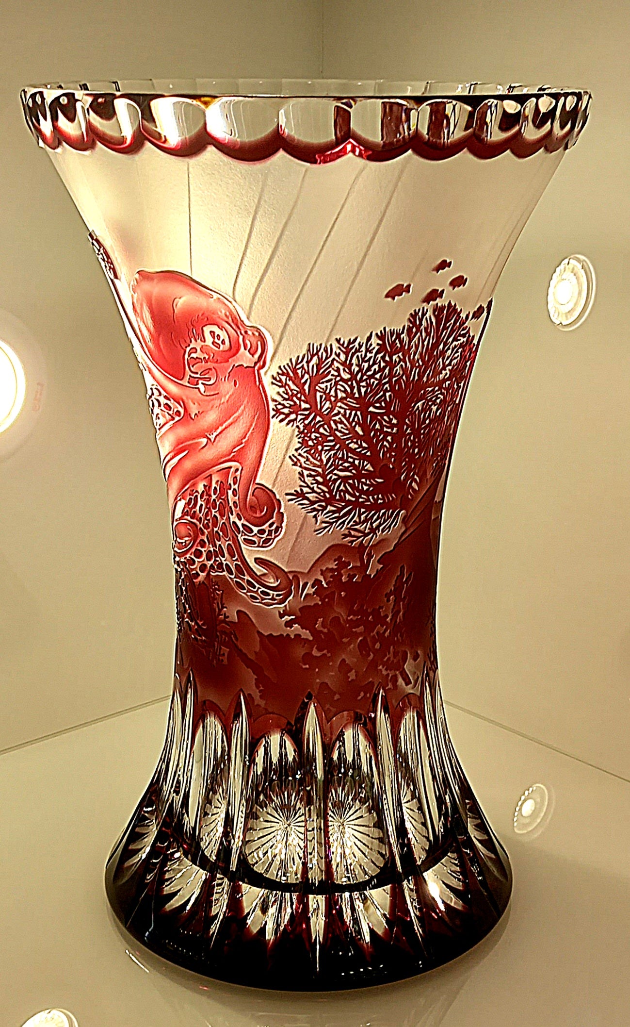 Red octopus  on Demand