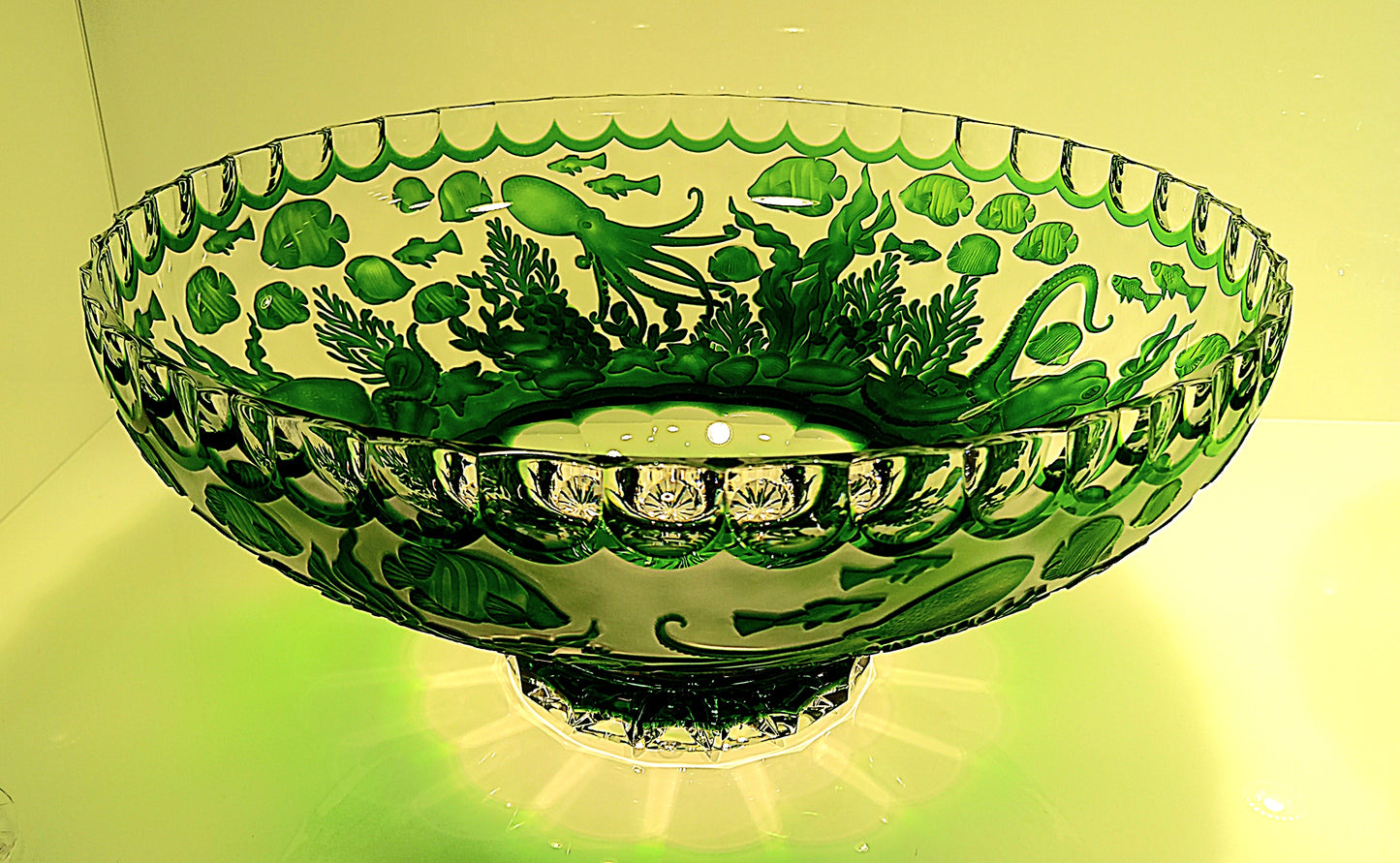 Marine Scene In Green On Demand