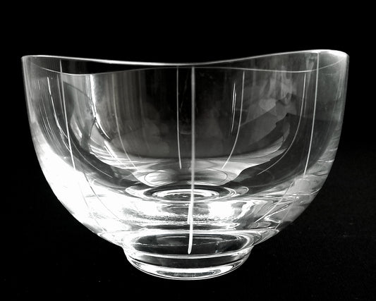 Bowl Bohemia Crystal Glass hand cut AAA