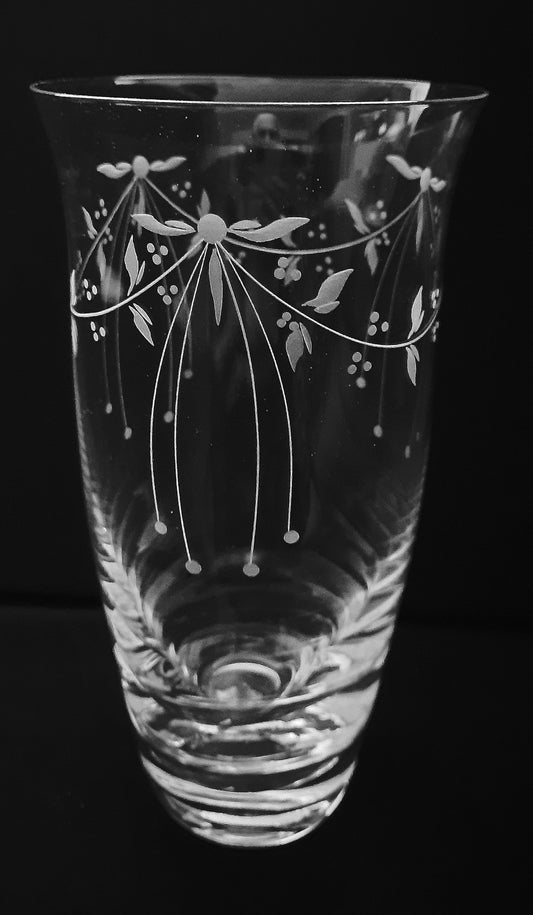 Vase Bohemia Crystal Graviert