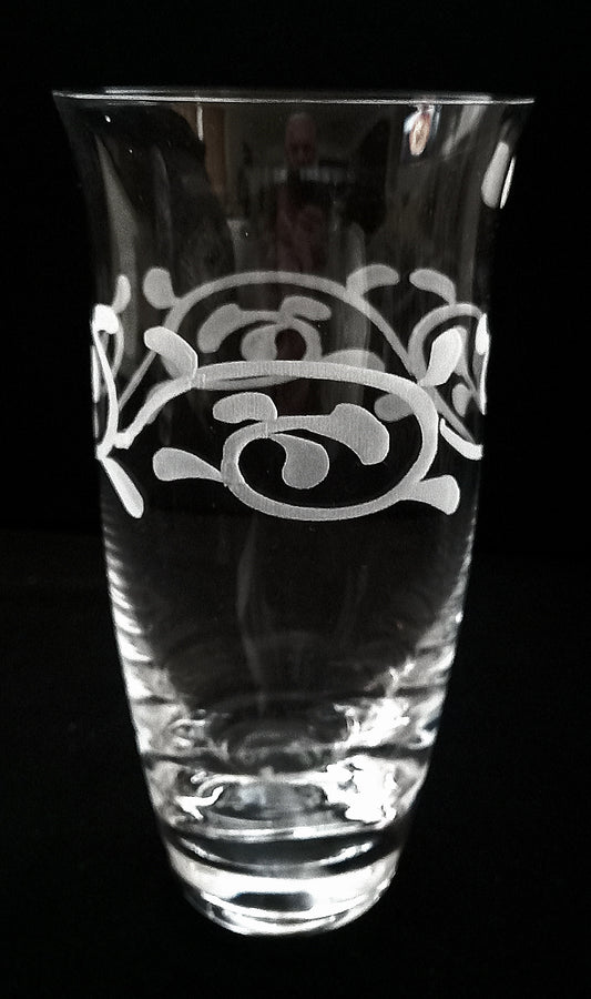 Vase Bohemia Crystal Engraved