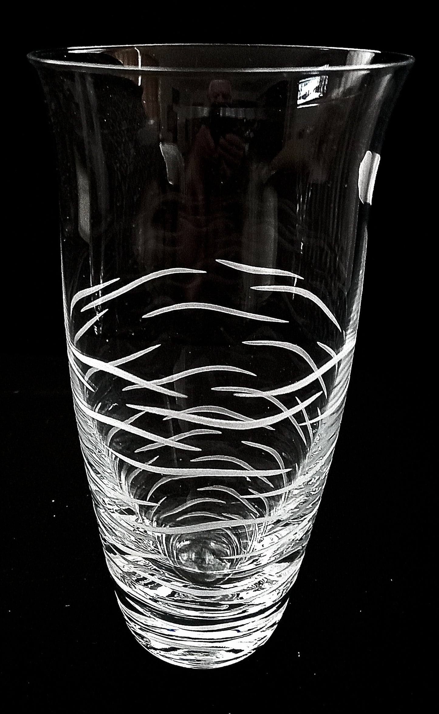 Vase Bohemia Crystal Engraved