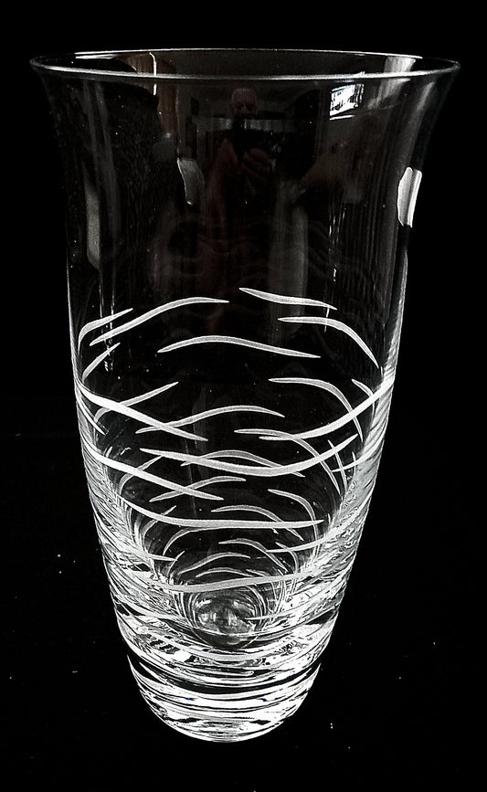 Vase Bohemia Crystal Engraved