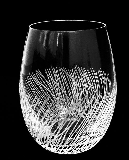 Bohemia Crystal Glass tumbler Grass 6pc set AAA