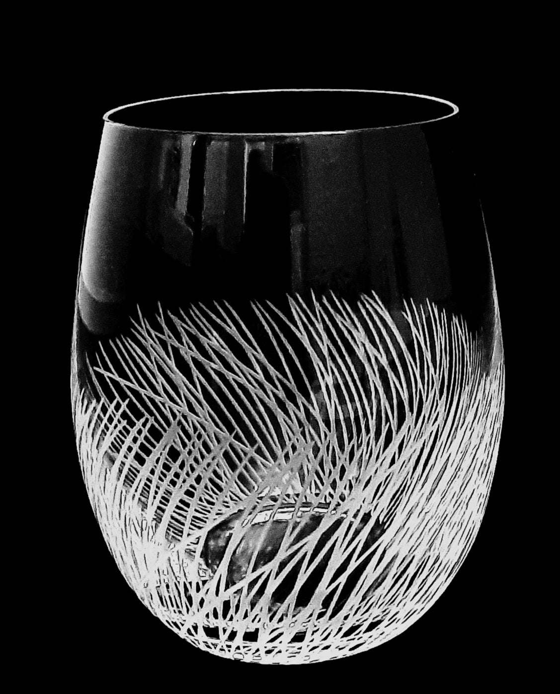 Bohemia Crystal Glass tumbler Grass 6pc set AAA