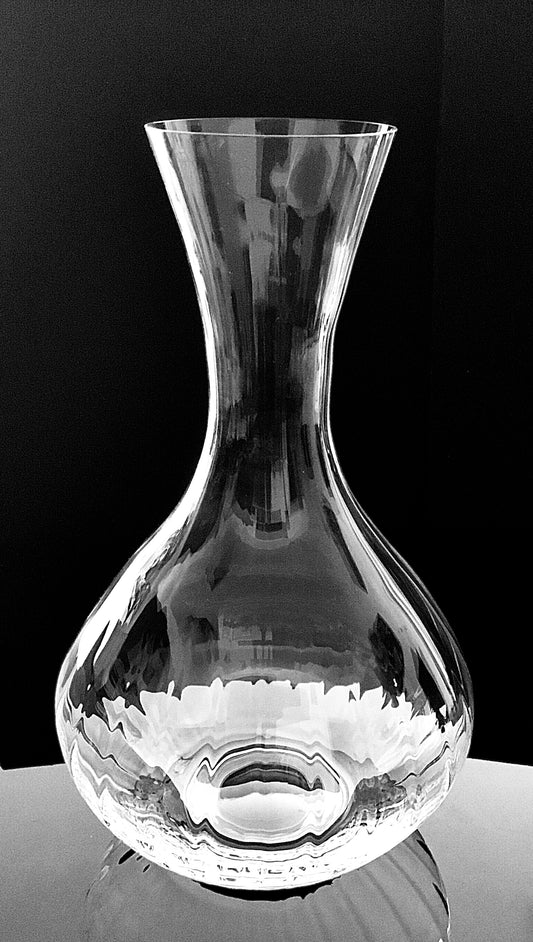 Váza Bohemia Crystal s optickým designem 26 cm