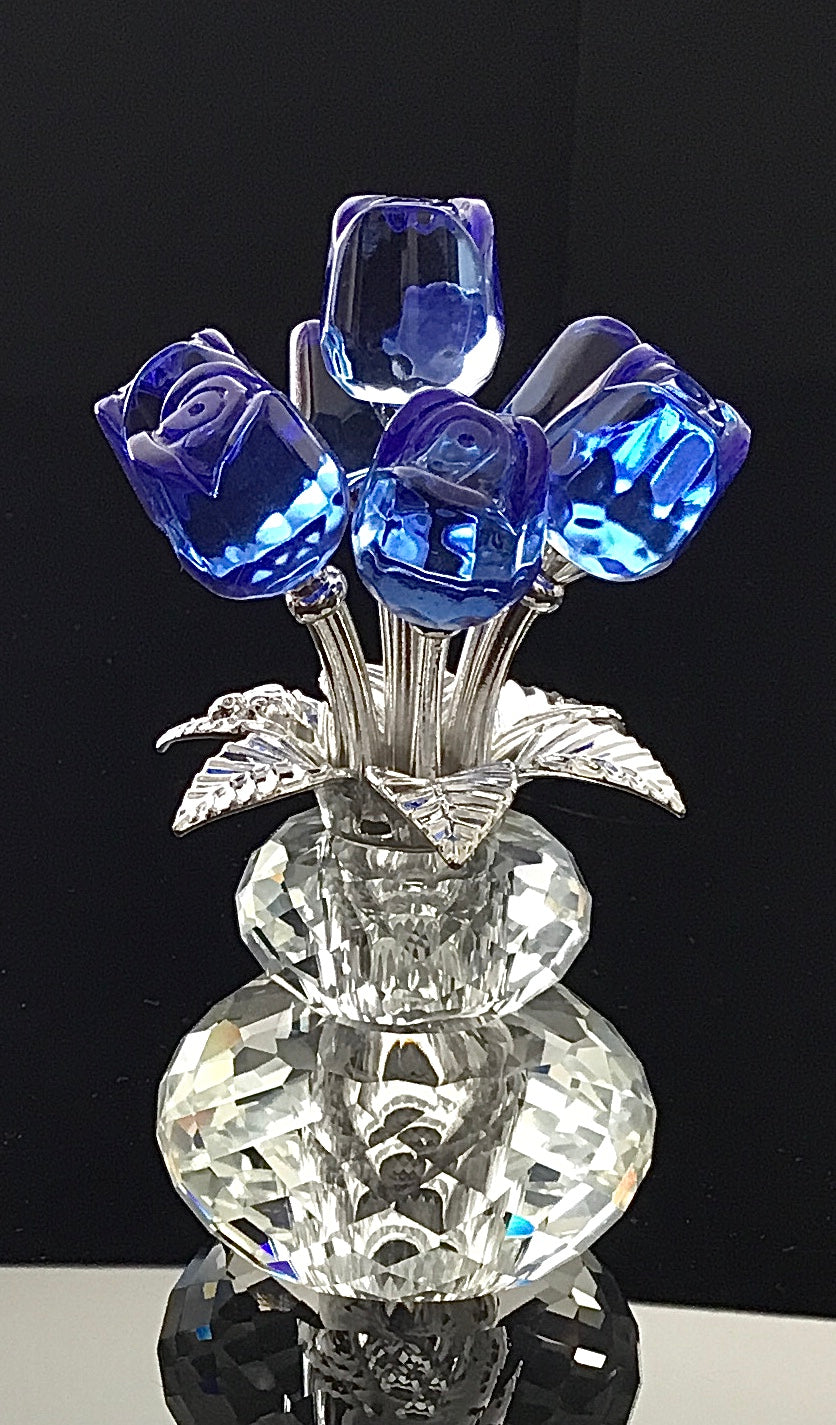 Flower basket blue