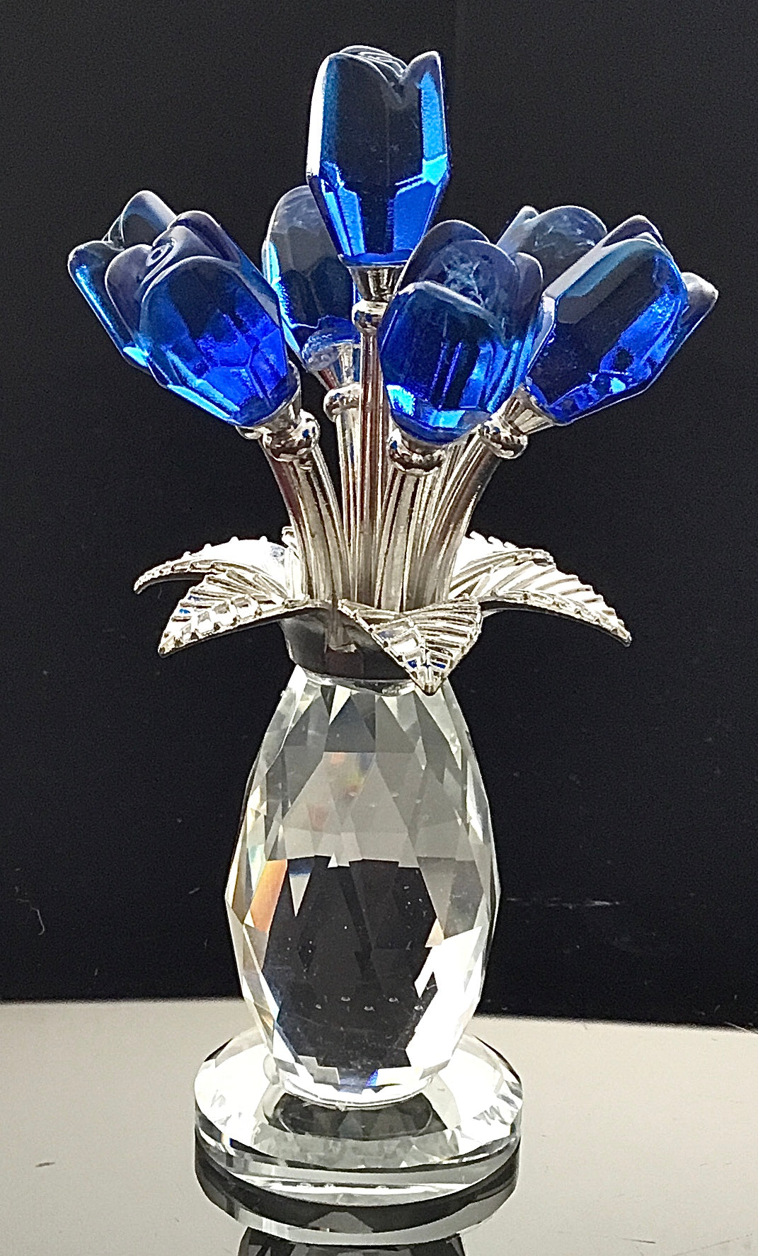 Flower basket blue