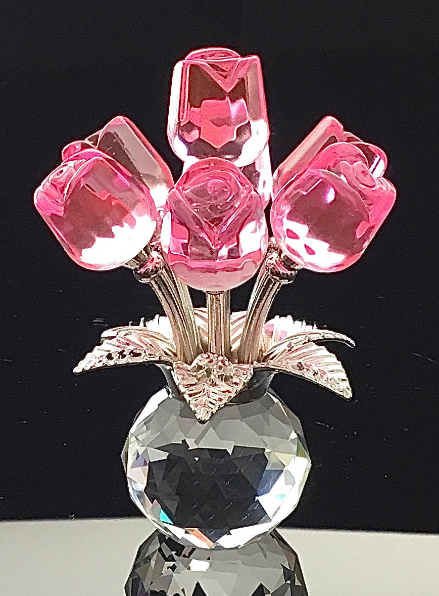 Blumenkorb rosa