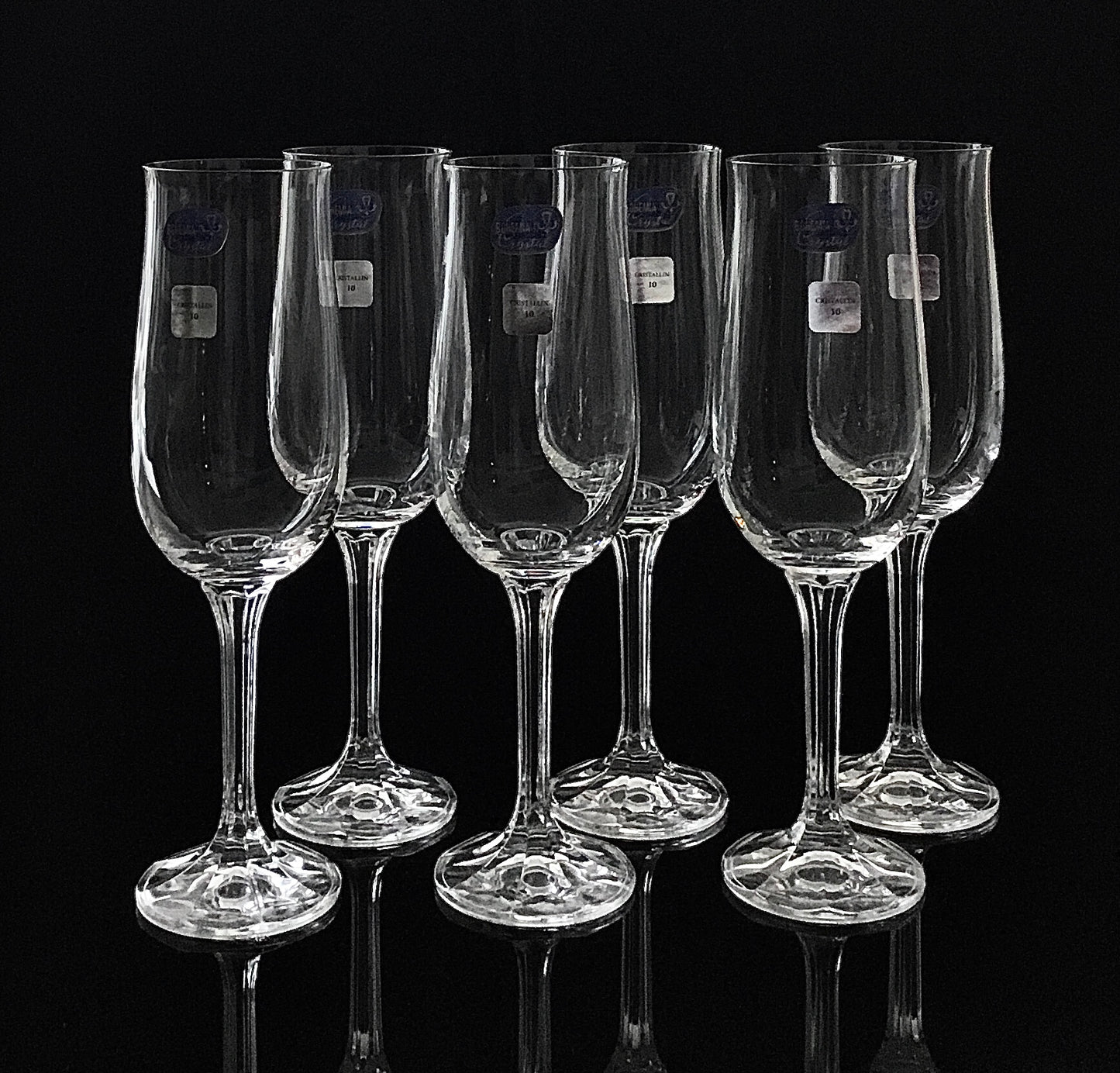 Stemware Champagne Flute Bohemia set of 6
