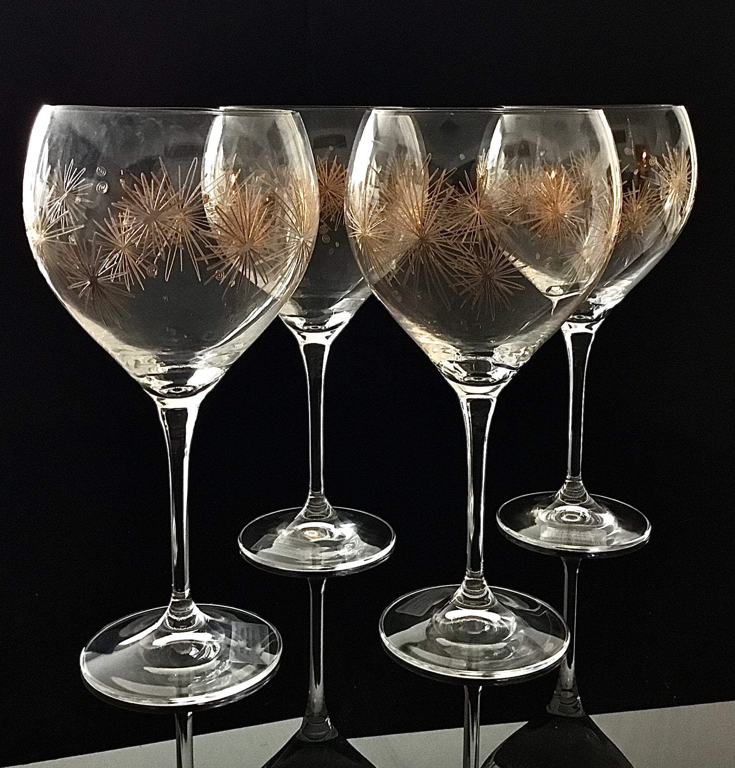 Bohemia Crystal Wine Stemware 4 pc set A