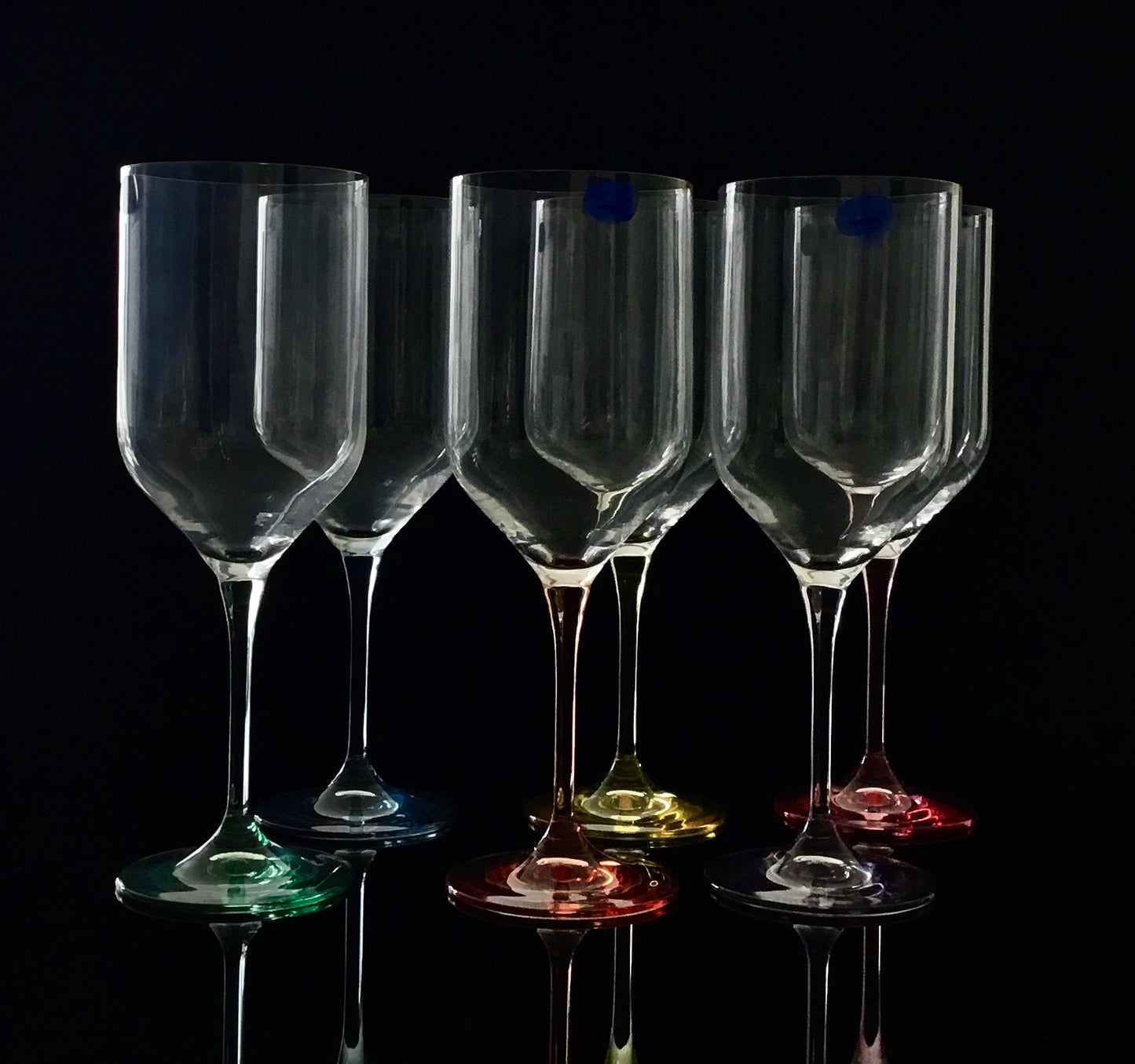 Bohemia Wine Glass Stemware 6 colours set