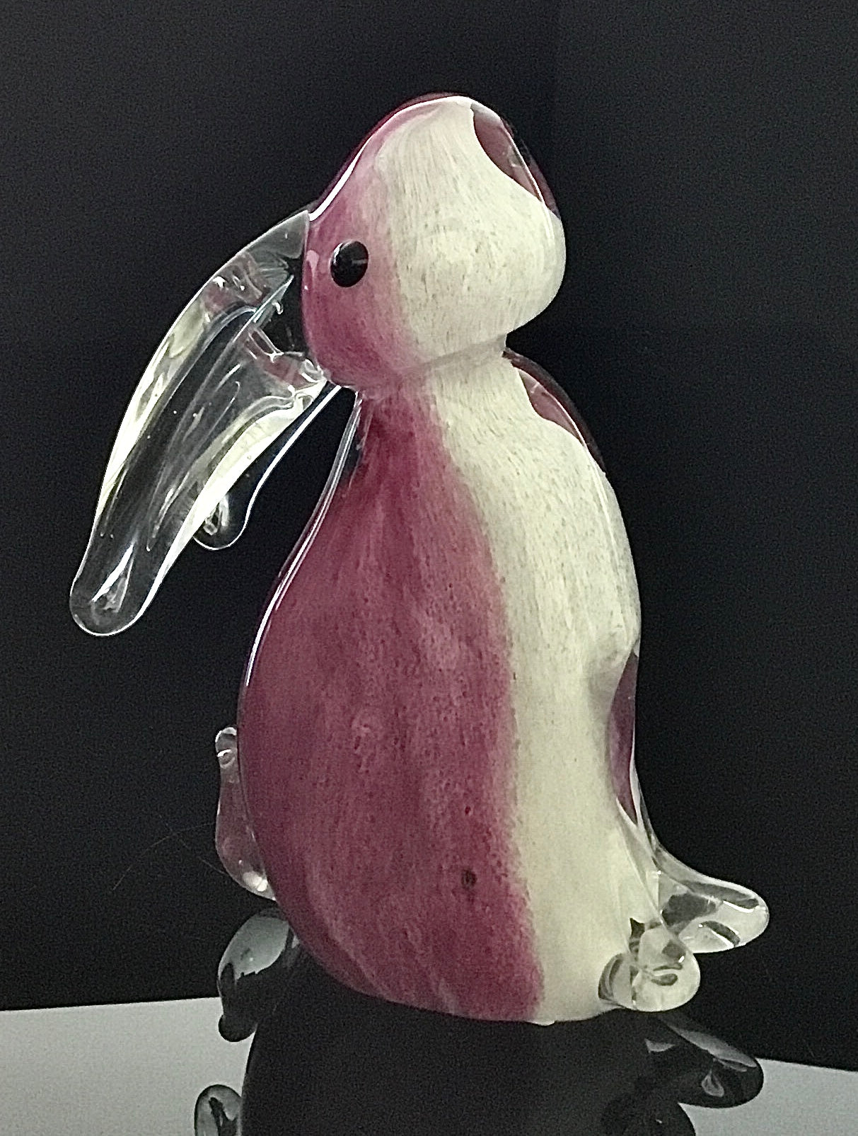 Figur Rosa Hase handgemacht