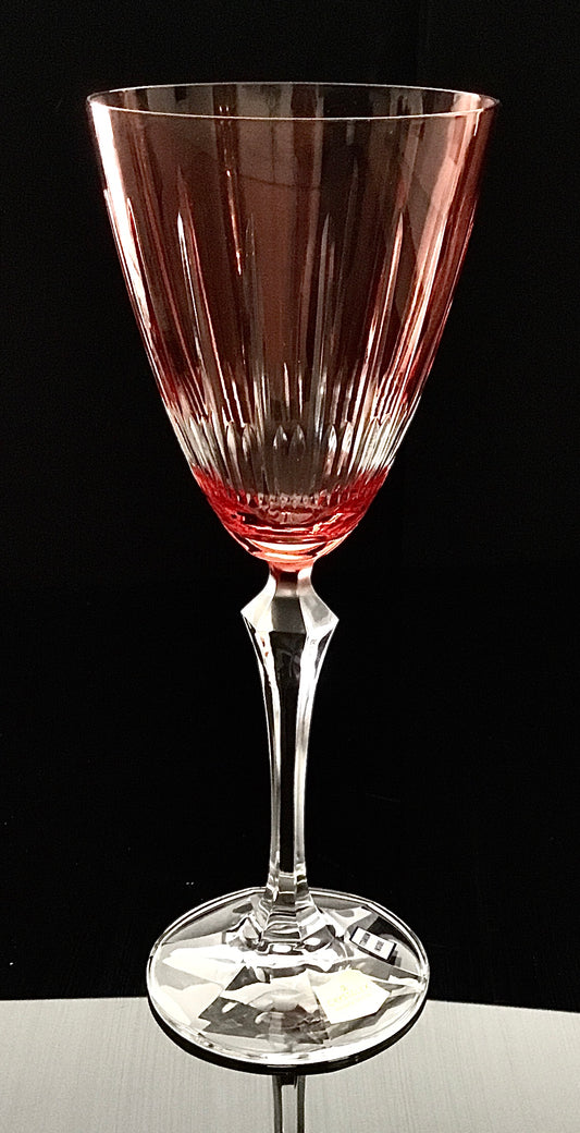 Wine Glass Bohemia Crystal Stemware Hand cut