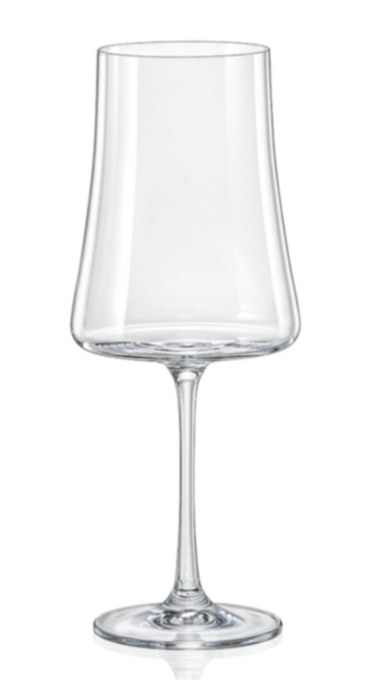 Wine 360ml stemware crystal glass 6pc AAA