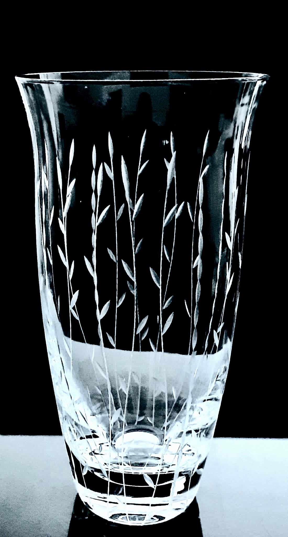 Vase Rainforest Bohemia Crystal