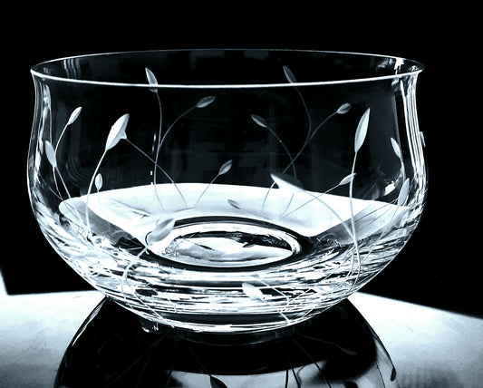 Bowl decor Leaves Bohemia Crystal