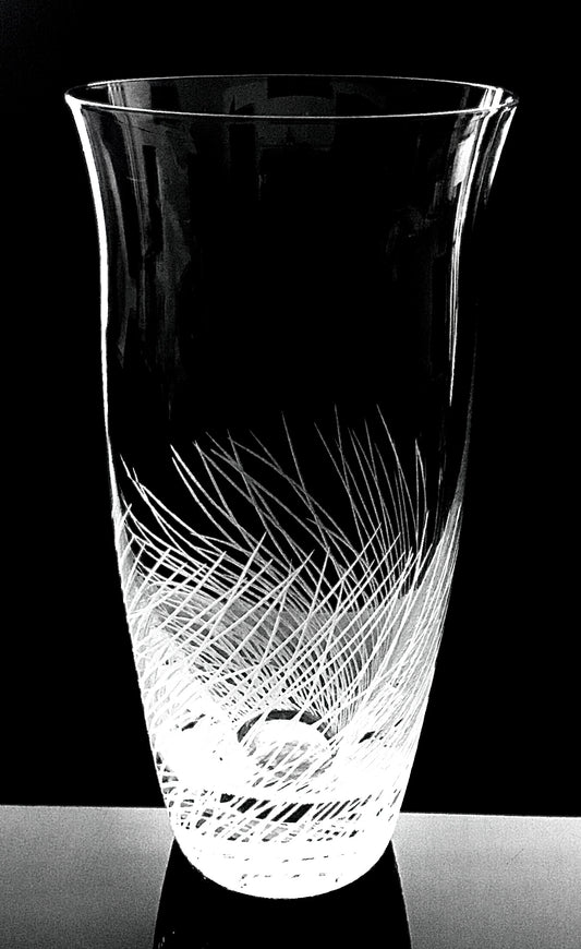 Vase Grasdekor 185mm Bohemia Crystal