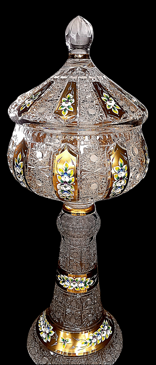 Footed box Enamel Gold on Demand