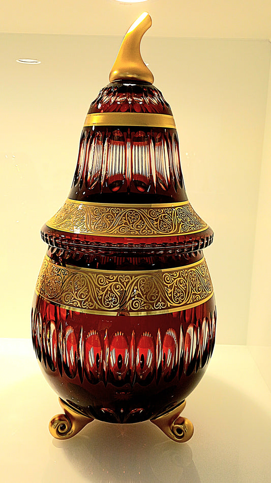 Covered urn ruby On Demand