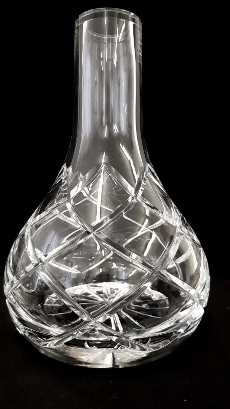 Vase Crystal Glass Hand Cut